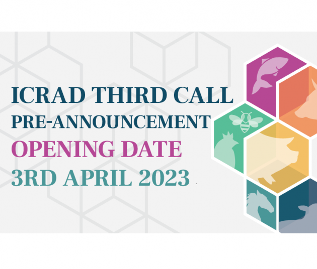 ICRAD 3Rd Call Pre-Announcement for Transnational Collaborative Research Projects: “Helminth infections and changing climate: tackling the challenges for animal health”